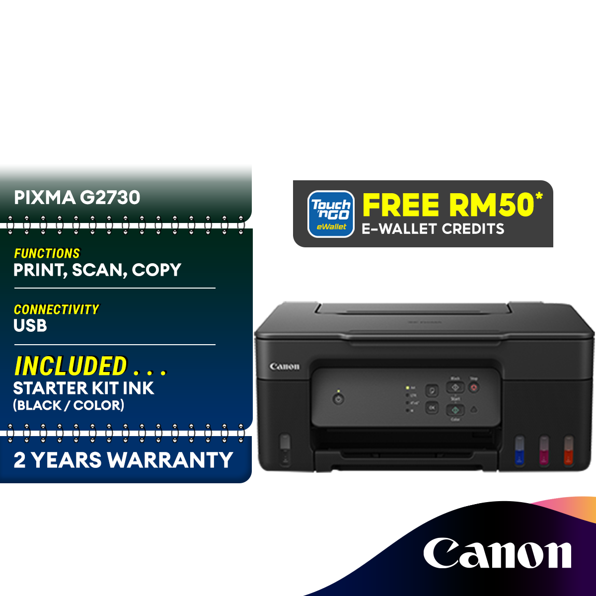 Canon Pixma G2730 Multifunction Refillable Ink Tank Printer With Low C All It Hypermarket 9466