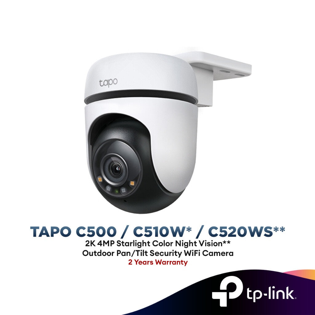 TP-LINK Tapo C500 1080P FHD / C510W 2K 3MP / C520WS 2K QHD 4MP