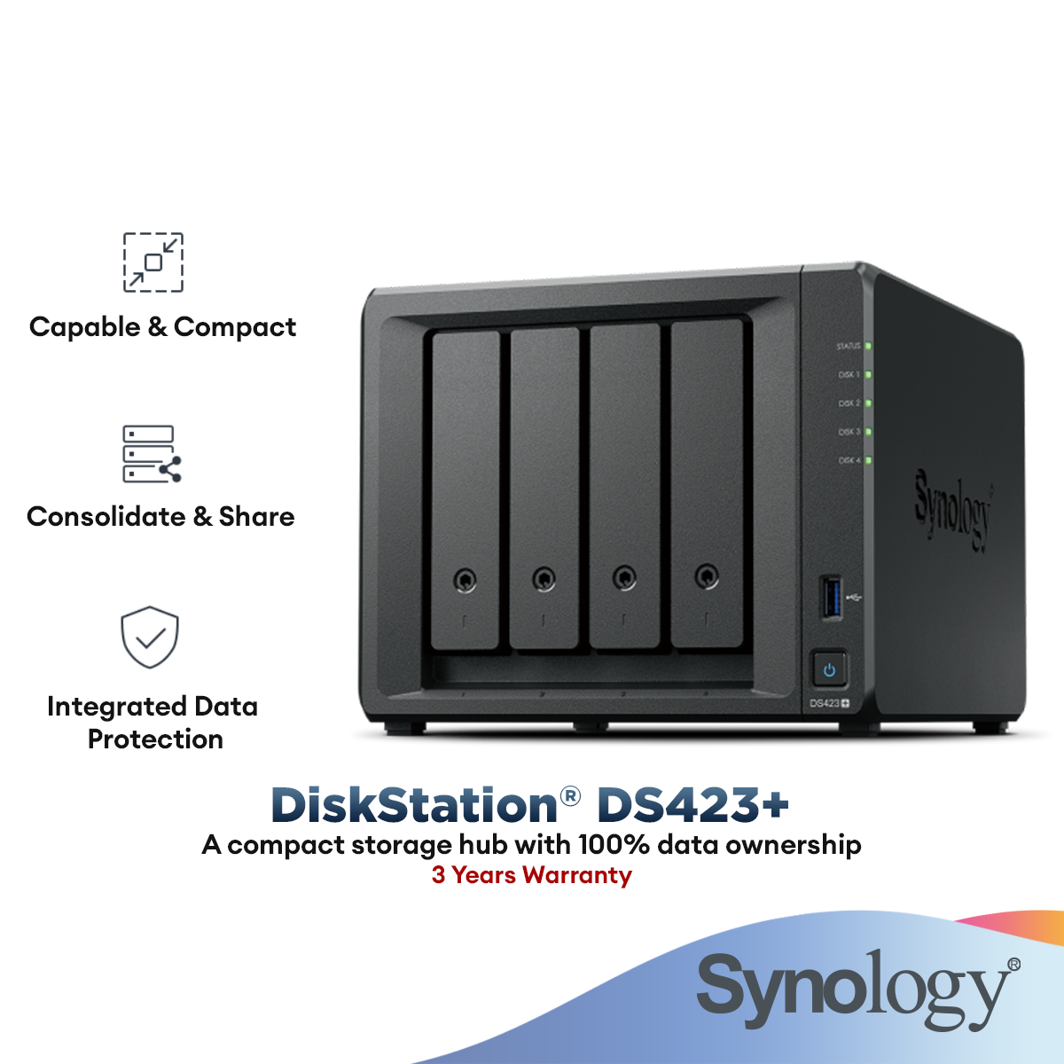Synology DiskStation DS423+ - Serveur NAS - LDLC