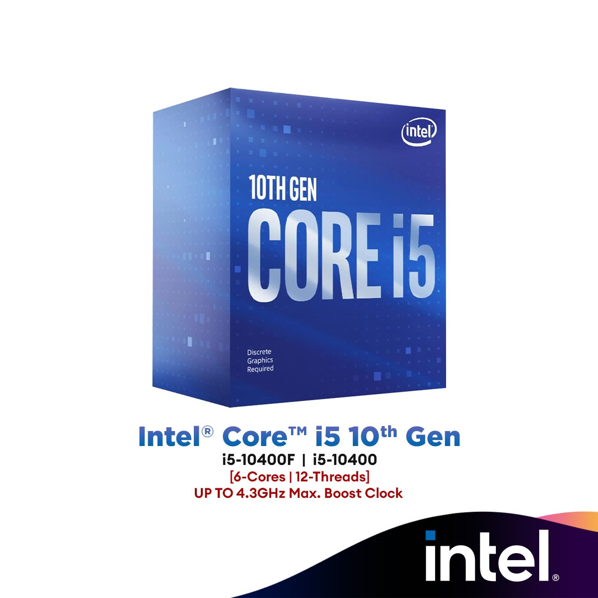 Intel Core i5 (10th Gen) i5-10400 Hexa-core (6 Core) 2.90 GHz
