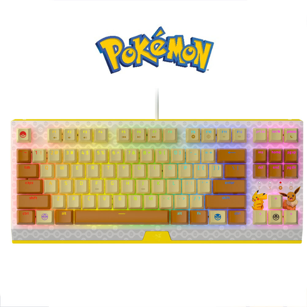 Pikachu razer online keyboard