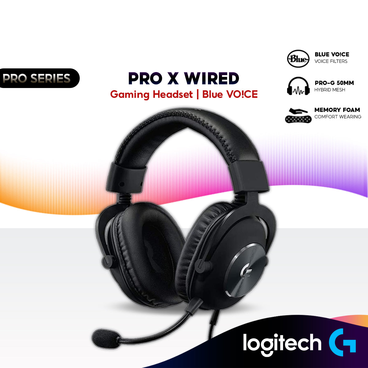 Logitech Pro X deals Wired Headset