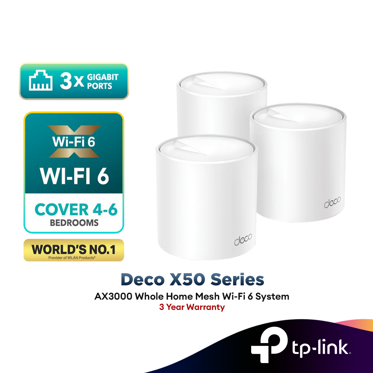 tp link deco ax5000 mesh system 3 pack wireless router