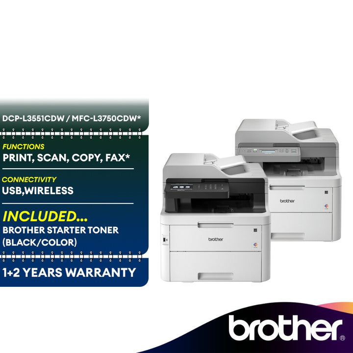 Printer Brother Color Laser Multifunction MFC-L3750CDW - Plaza IT