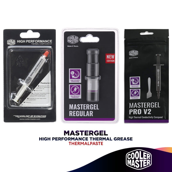 Cooler Master MASTERGEL Pro / Regular High Performance Thermal Paste | MGX-ZOSG-N15M-R2 / HTK-002-U1