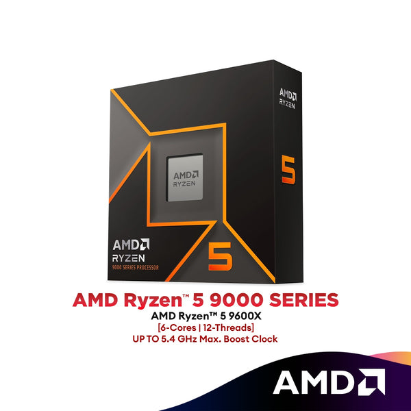 AMD Ryzen 5 9600X AM5 Processor (6-Cores/12-Threads) | AMD Ryzen™ 5 9000 SERIES