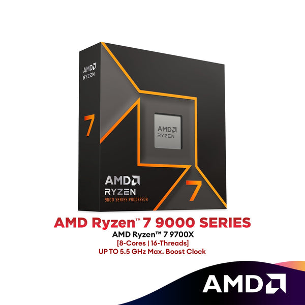 AMD Ryzen 7 9700X AM5 Processor (8-Cores/16-Threads) | AMD Ryzen™ 7 9000 SERIES