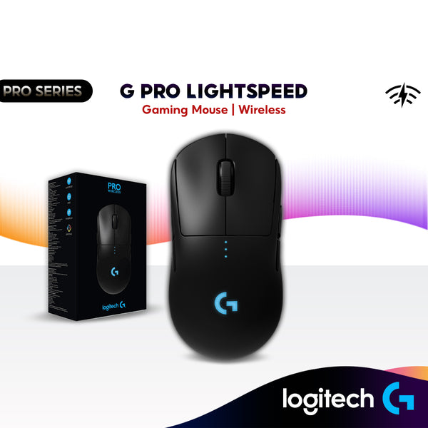 Logitech G Pro Wireless Gaming Mouse | Design With And For Pros | LightSpeed Wireless | Pro Series - Black