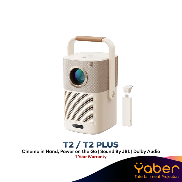 Yaber T2 / Yaber T2 Plus Projector | T1080P FHD | 450 ANSI Lumens | JBL and Dolby Audio