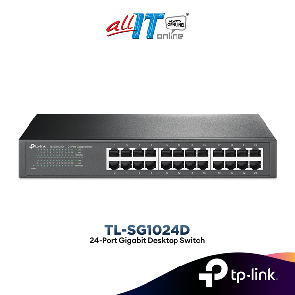 TP-LINK TL-SG1024D 24-Port Gigabit Desktop/Rackmount Switch