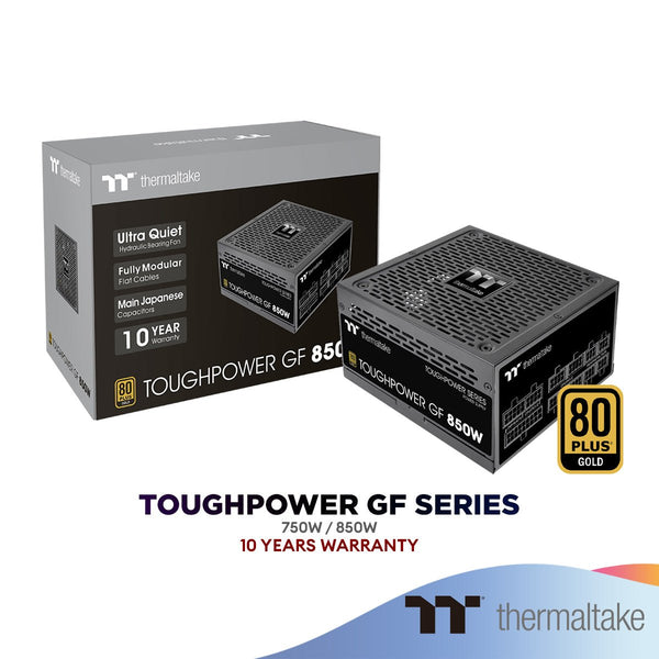 Thermaltake Toughpower GF 750W / 850W Fully Modular ATX Power Supply (PSU) | 80PLUS GOLD