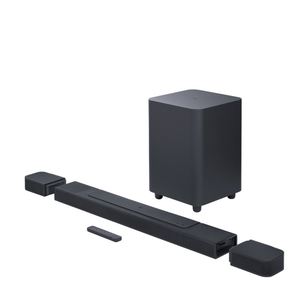 JBL BAR 1000 7.1.4-channel soundbar with detachable surround speakers, MultiBeam™, Dolby Atmos®, and DTS:X®