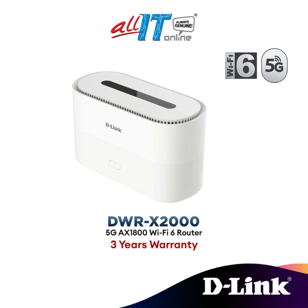 D-Link DWR-X2000 Wi-Fi 6 Router 5G AX1800