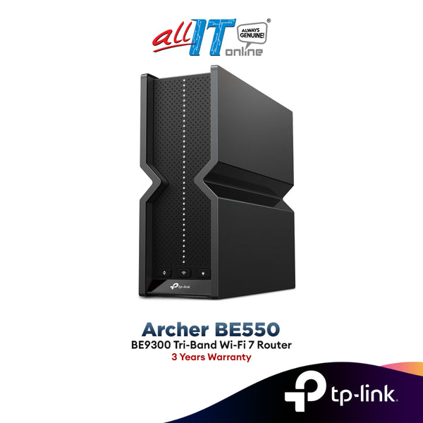 TP-Link BE9300 Tri-Band Wi-Fi 7 Router Archer BE550