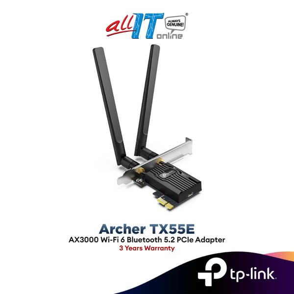 TP-Link AX3000 WIFI 6 BT 5.2 PCI-E Adapter Archer TX55E