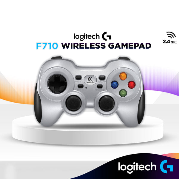 Logitech F710 Wireless Controller Gamepad with Four-Switch D-Pad | 2.4GHz Wireless | Works on PC (940-000119)