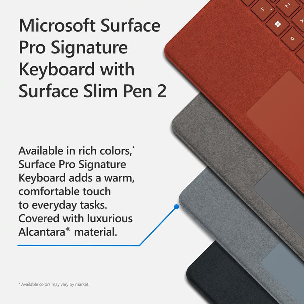 Microsoft Surface Pro Signature Keyboard With Surface Slim Pen 2 For S ...