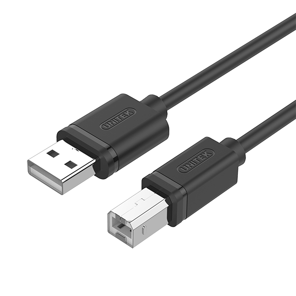 Unitek USB2.0 AM-BM Cable - 1m/3m/5m (Y-C430GBK/Y-C420GBK/Y-C421GBK ...