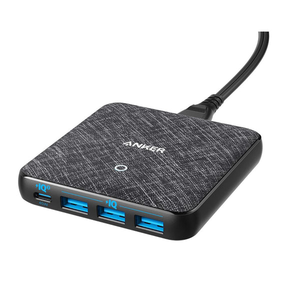 Anker 1port USB-C PD(45W) + 3ports USB(20W) PowerPort Atom III (A2045K11) Wall Charger